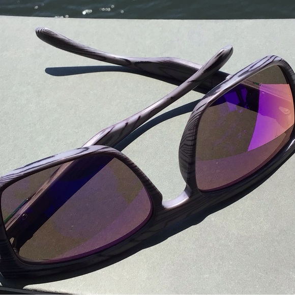 Rare Quiksilver The Ferris Faux Wood Frames Sunglasses in Green Gray and Black - Picture 12 of 16